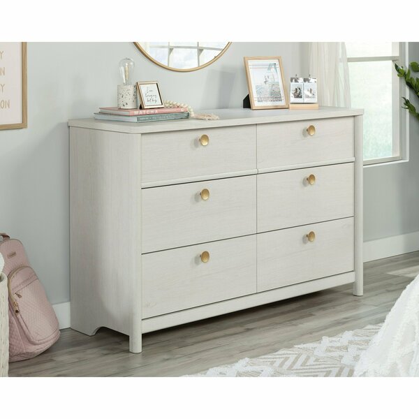 Sauder Dover Edge Dresser Go , Spacious drawers feature metal runners and safety stops 432062